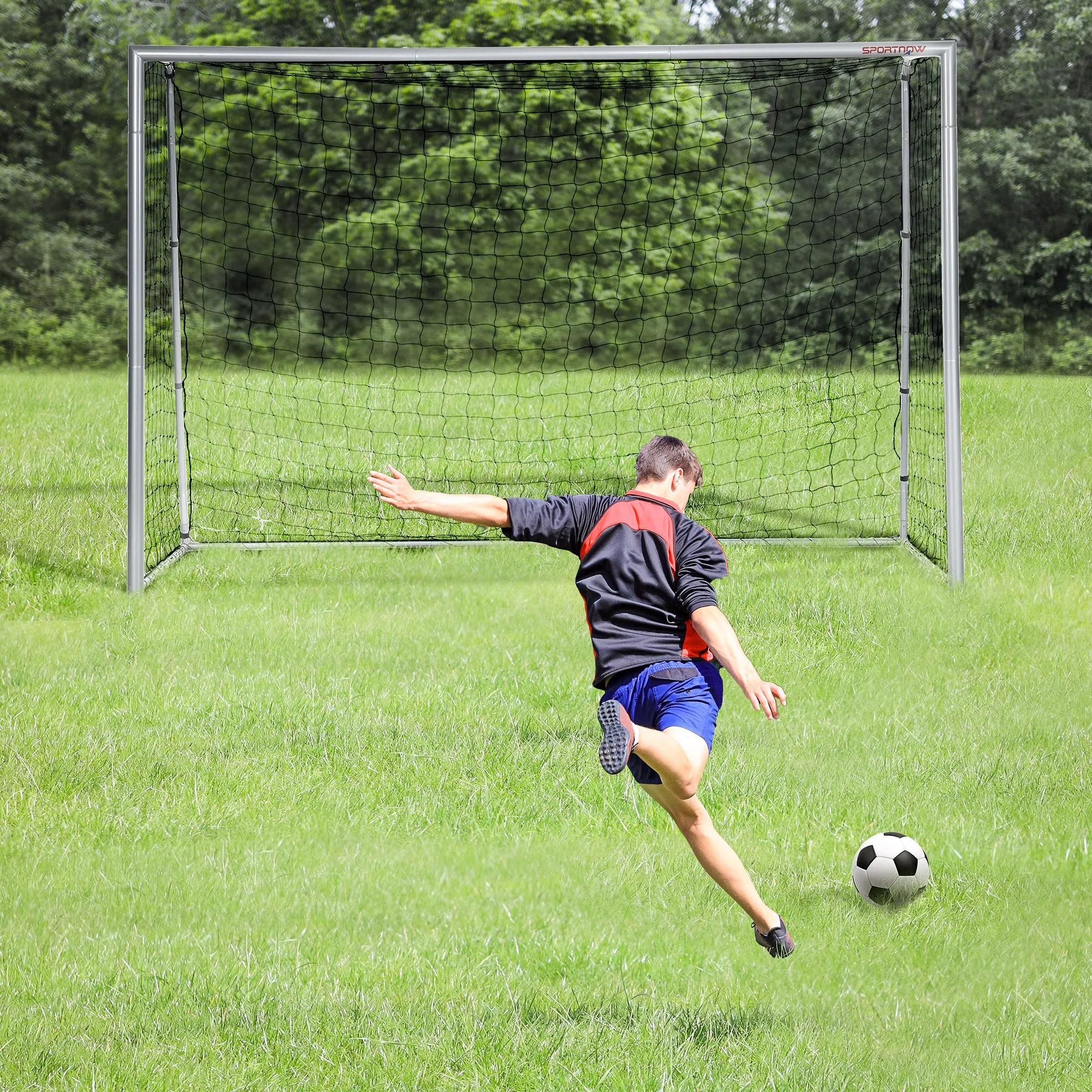 10ft x 6.5ft Football Goal, Simple Set Up Football Training Net