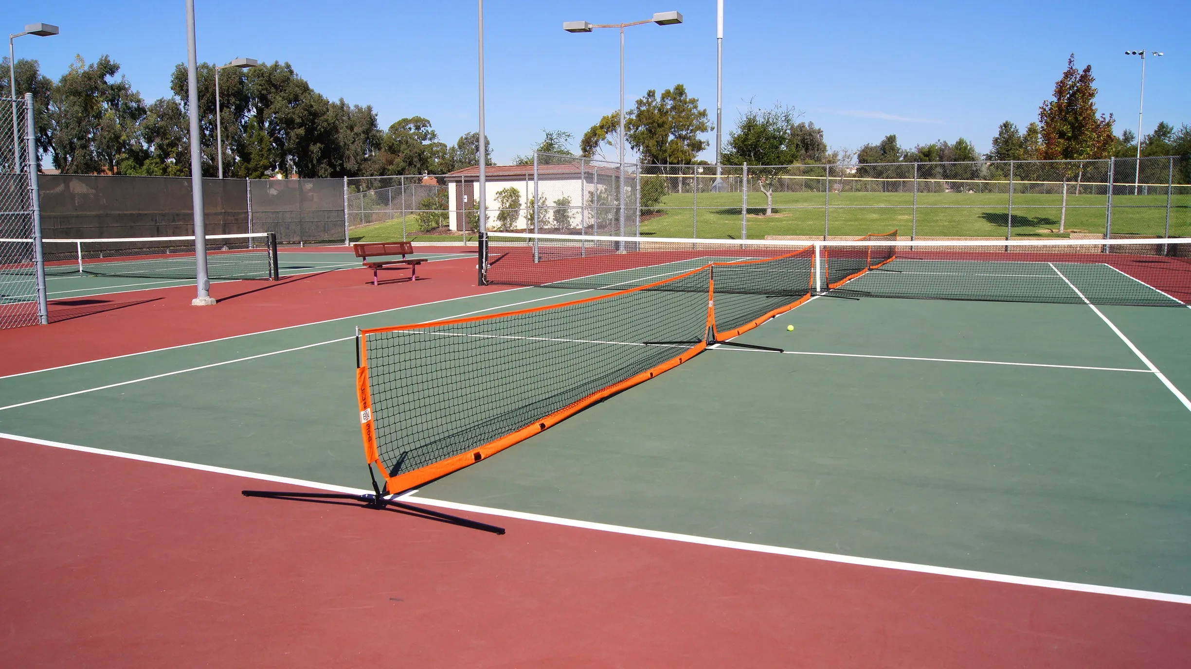 12' Field Barrier, Soccer Tennis, Tennis Net and Court