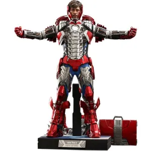 1:6 Marvel : Iron Man 2 - Tony Stark Mark V 5 Suit Up Figure Deluxe MMS600 Hot Toys