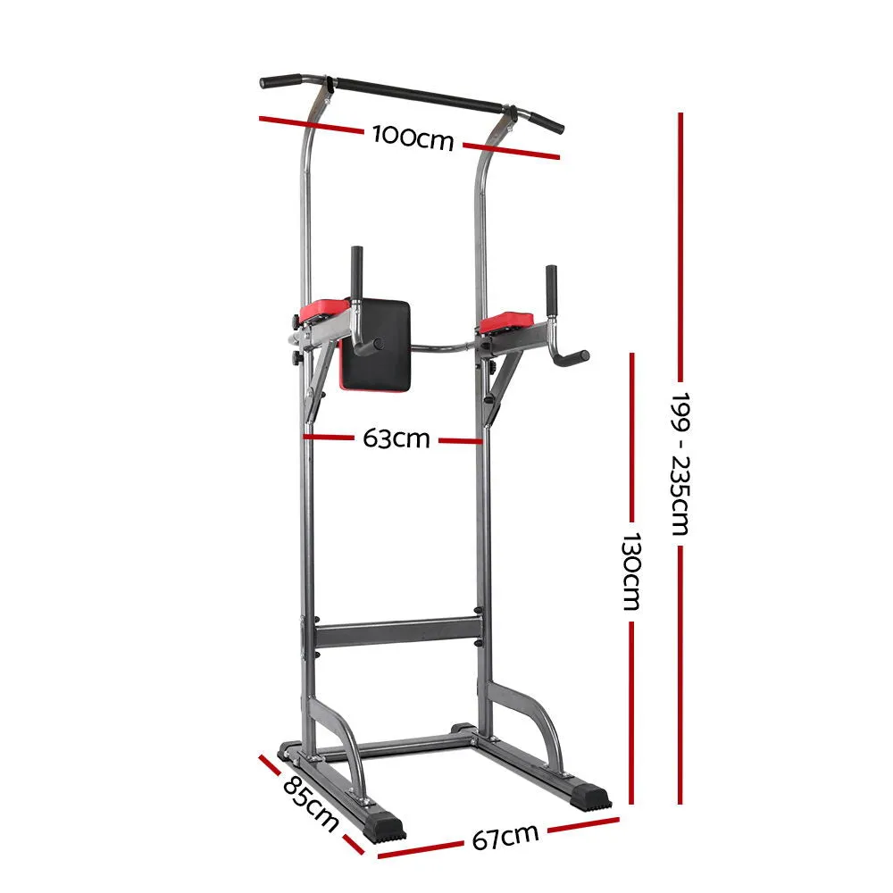 4-in-1 Weight Bench Chin Up Tower 200kg Capacity Everfit