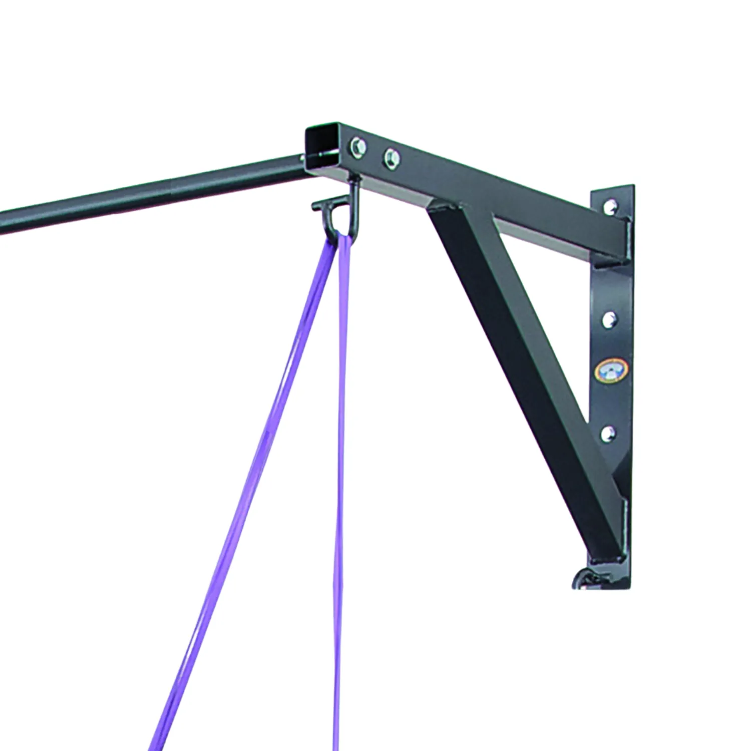 4ft Home Wall Station by Anchor Gym | 7-Prong Accessory Rack