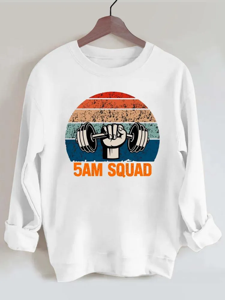 5AM Squad Gym Sweatshirt