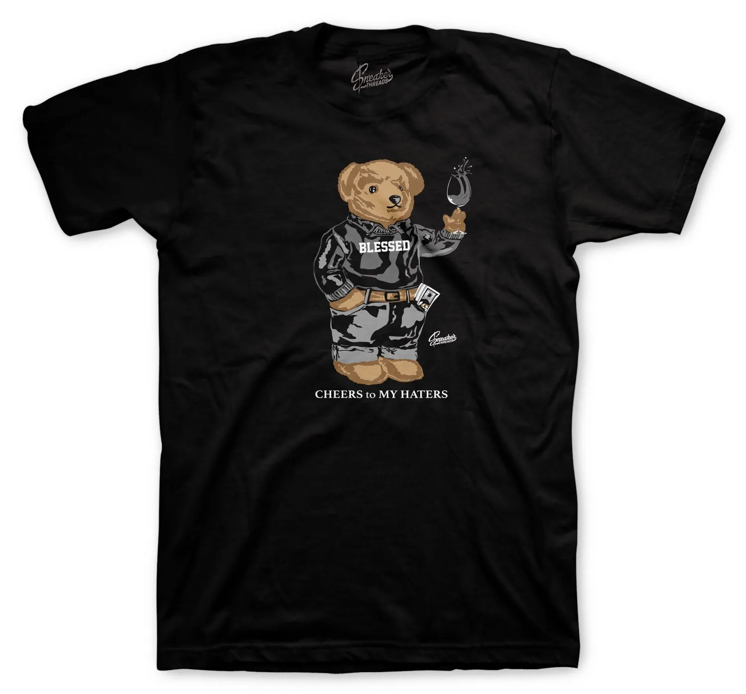 700 Clay Brown Shirt - Cheers Bear - Black