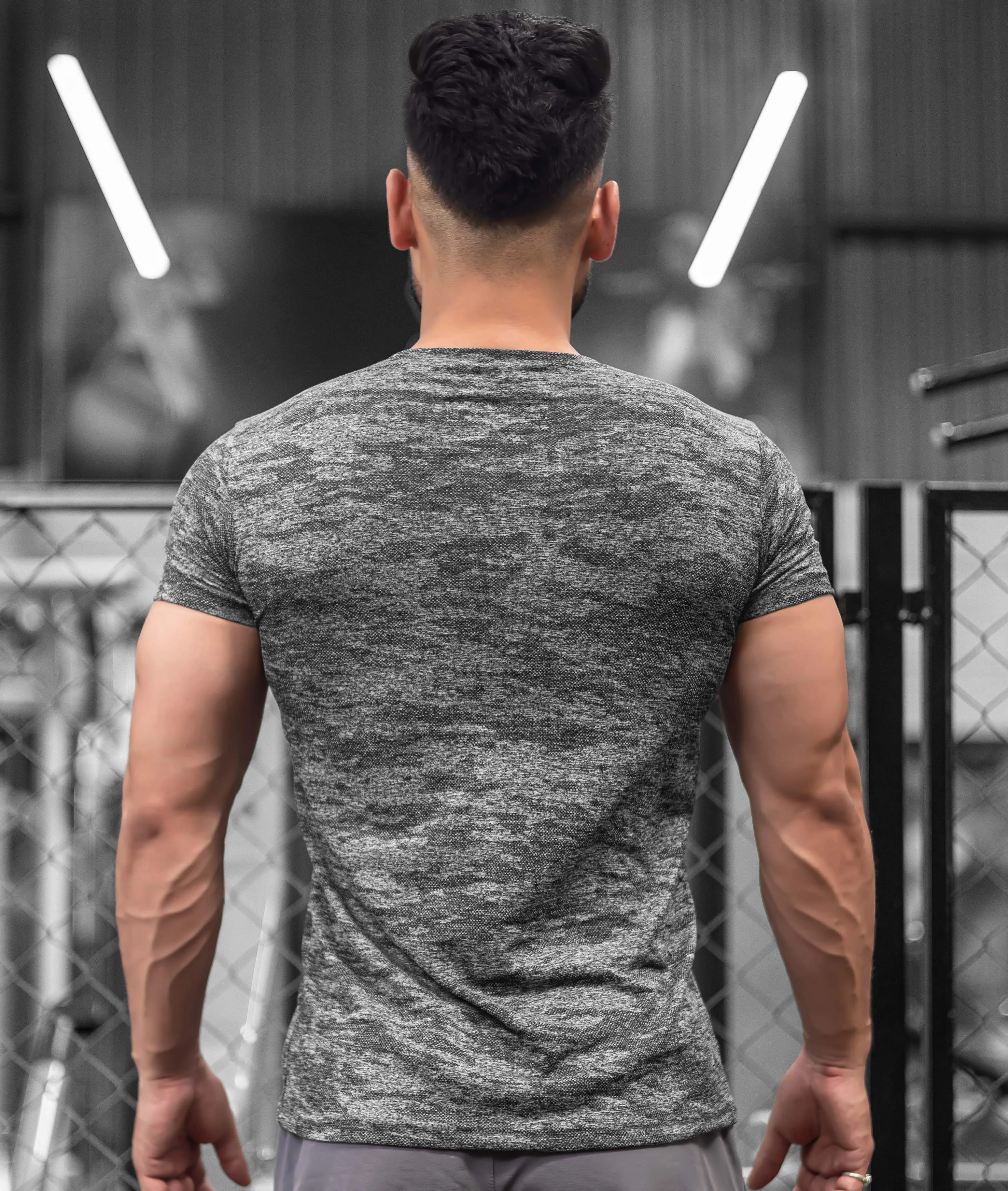 Ace GymX Tees: Forest Grey