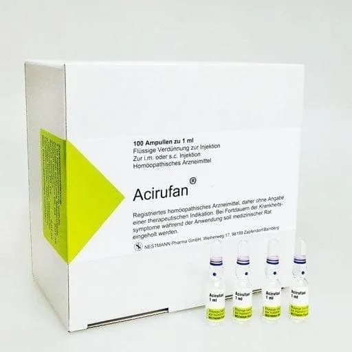 ACIRUFAN ampoules, reduce inflammation, reduce muscle pain after gym