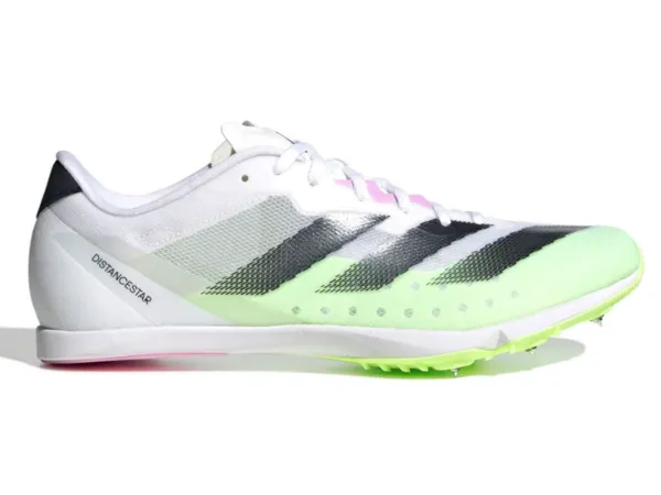 Adidas Adizero Distancestar Spikes (Cloud White/Core Black/Green Spark)