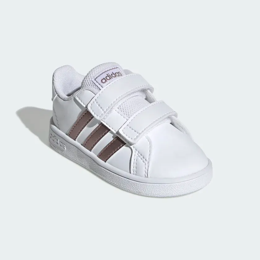 ADIDAS INFANT GRAND COURT I - Cloud White / Grey / Light Granite