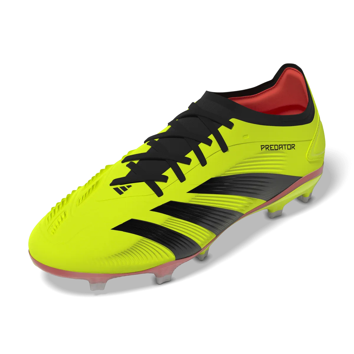 adidas Predator Pro Firm Ground Adult Soccer Cleat IG7776 Yellow/Black/Solar Red