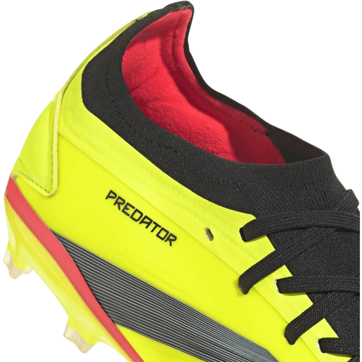 adidas Predator Pro Firm Ground Adult Soccer Cleat IG7776 Yellow/Black/Solar Red