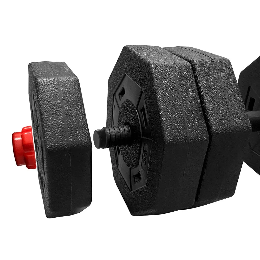 Adjustable 40kg Barbell & Dumbbell Set Non-Slip - Everfit