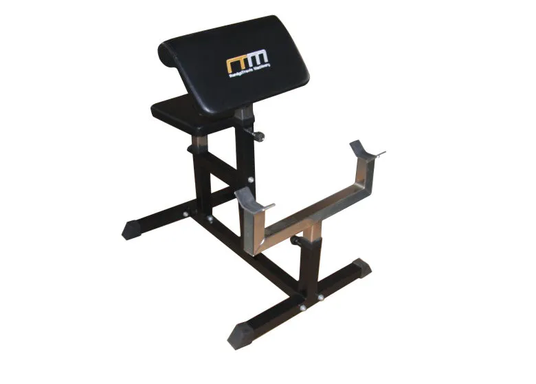 Adjustable Heavy-Gauge Steel Preacher Curl Bench