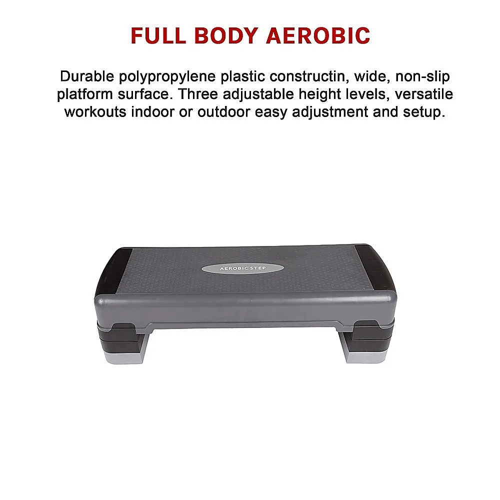 Adjustable Height Non-Slip Aerobic Step Platform 250kg Capacity