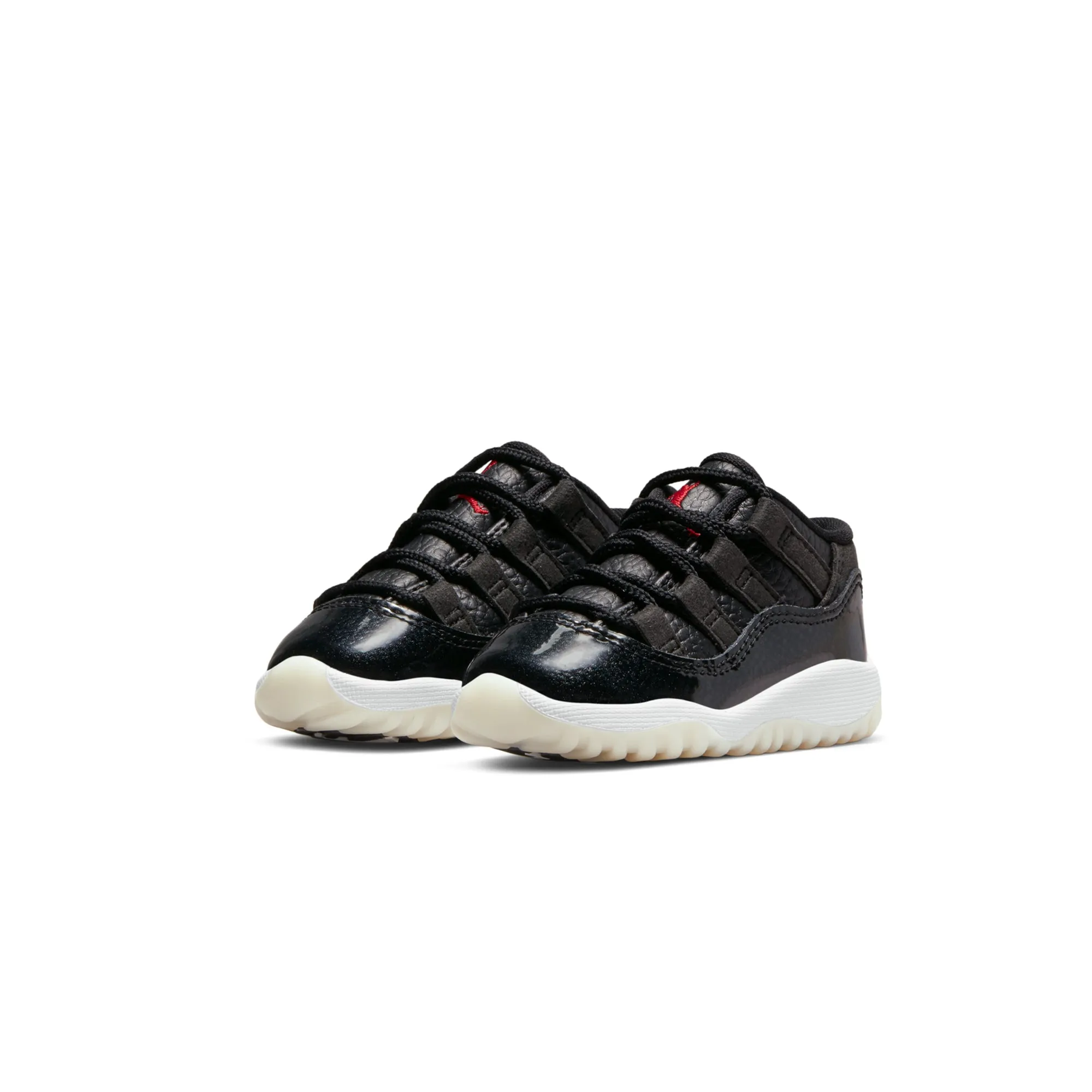 Air Jordan Infants 11 Retro Low Shoes Black/Gym Red