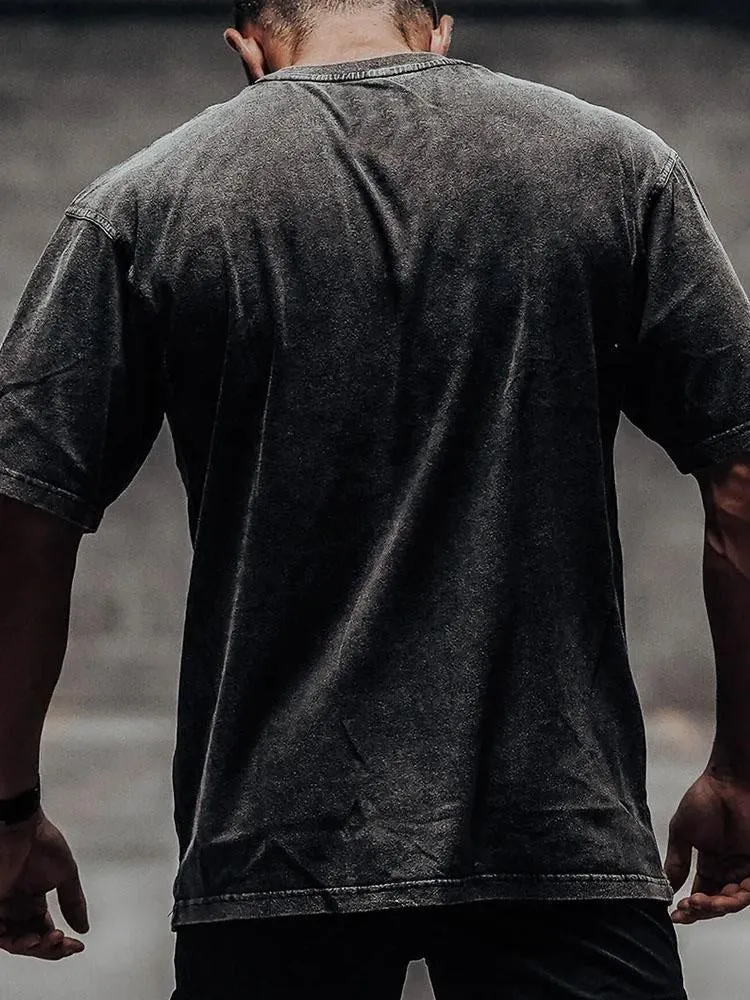 ALPHA Washed Gym Shirt