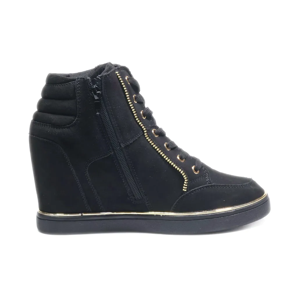 Anna Field Ankle Boots Suede Black Colour For Women