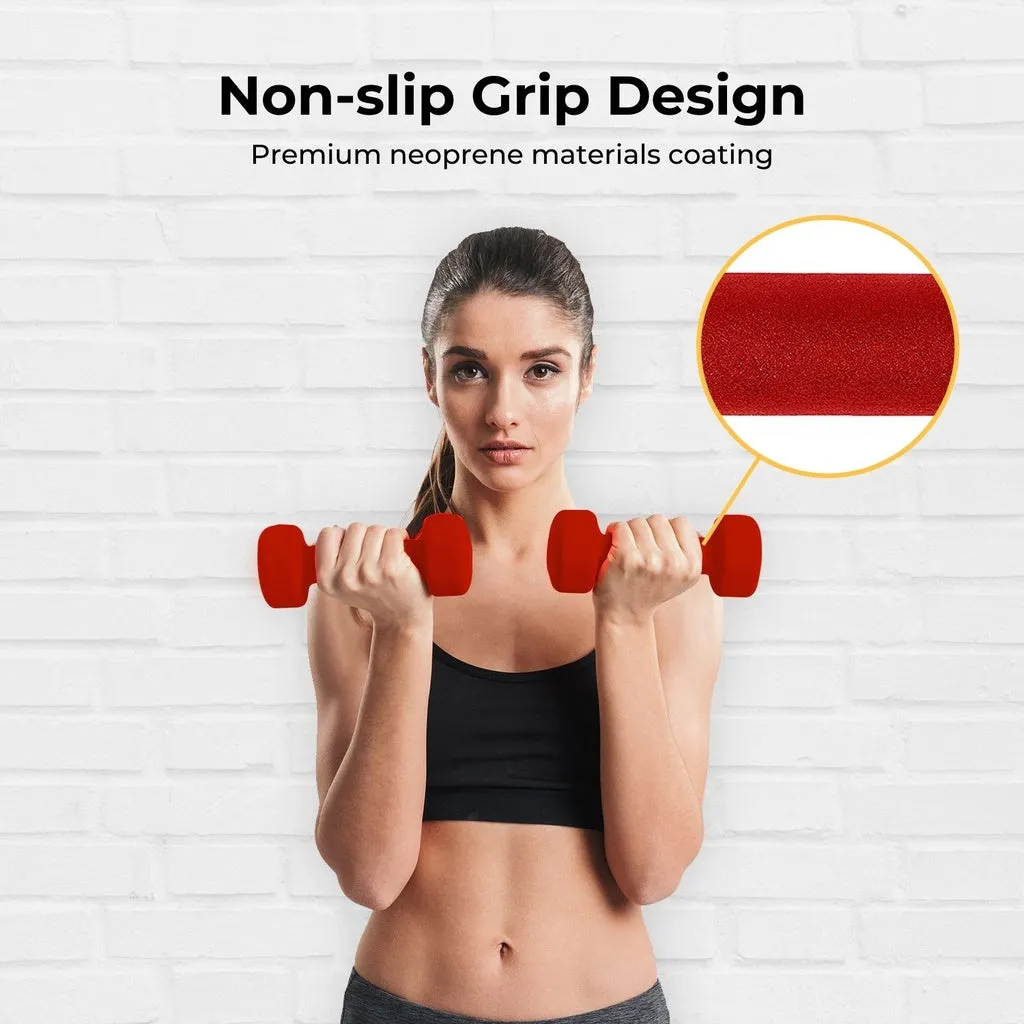 Anti-Slip Neoprene Dumbbell Set 0.5kg x 2 - Verpeak