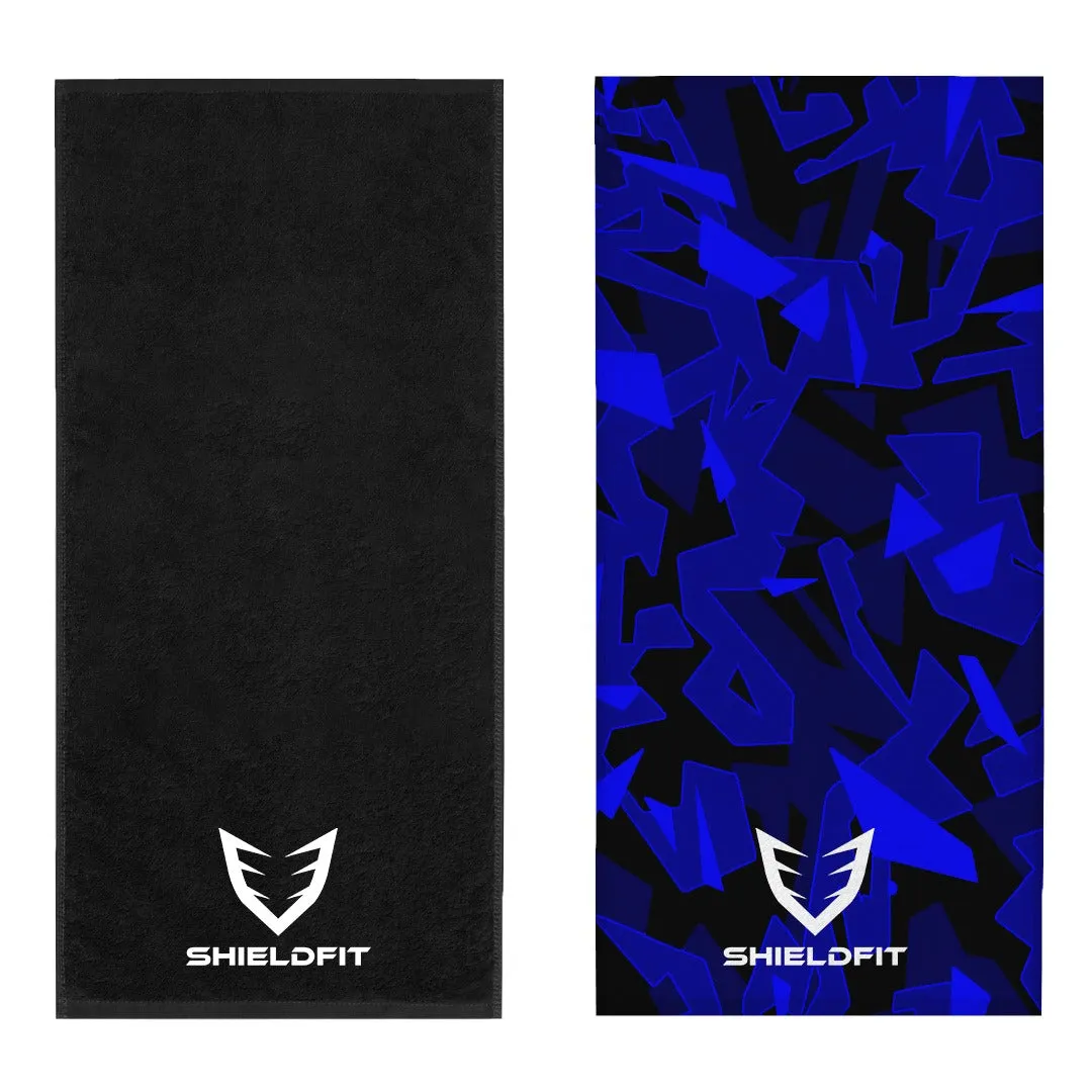 Antibacterial Gym Towel: Deep Blue