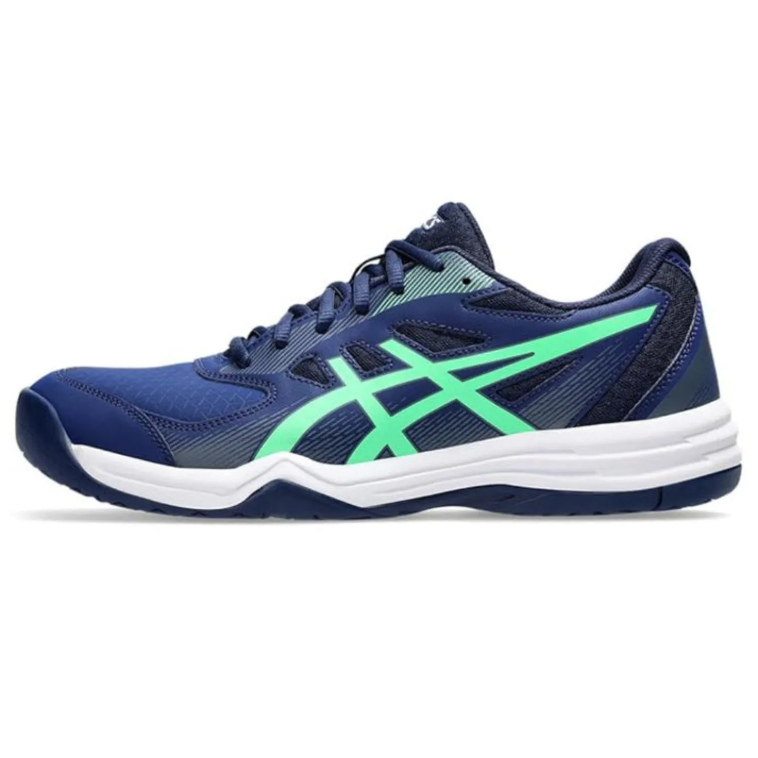 Asics Court Slide 3 Men's Tennis Shoe, Blue Expanse/New Leaf