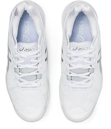 Asics Gel Resolution 8 Women's Tennis Shoes White/Silver