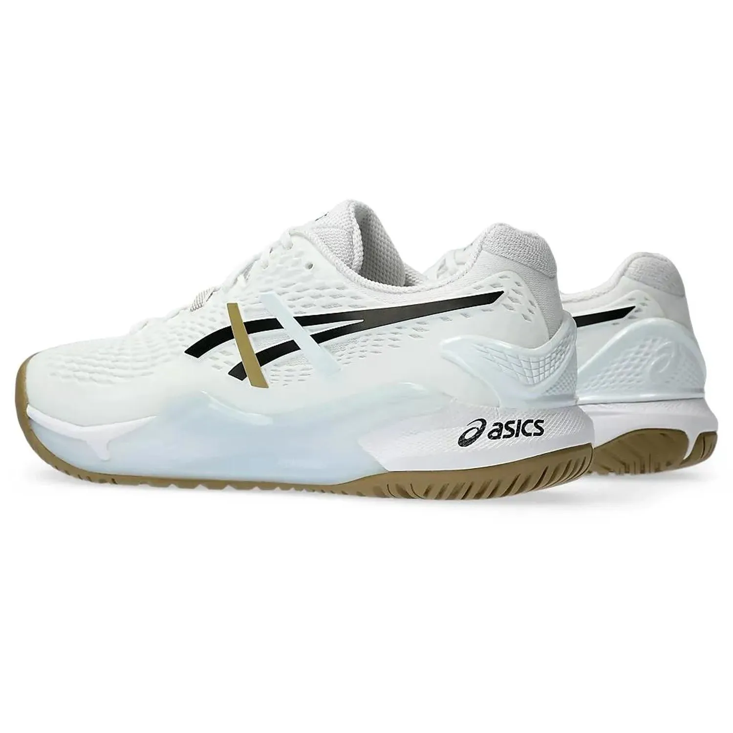 Asics Hugo Boss X Gel Resolution 9 Tennis Shoes, White/Black