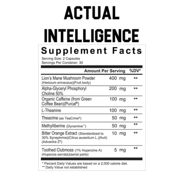 Axe & Sledge Actual Intelligence 60ct