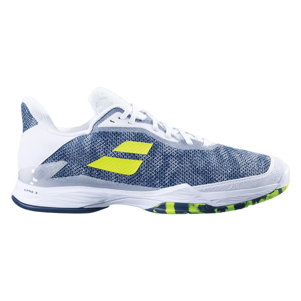 Babolat Jet Tere Clay (Mens) - White/Dark Blue