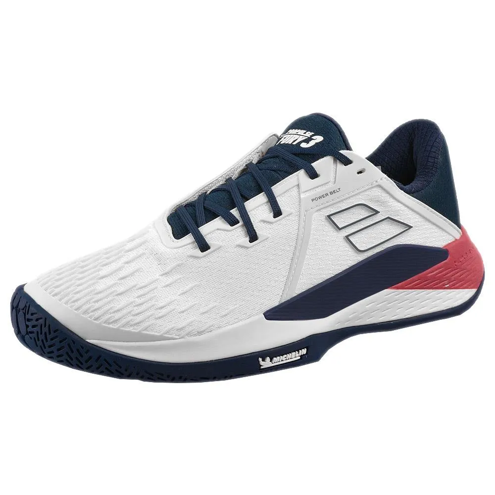 Babolat Men's Propulse Fury 3 - White/Estate Blue