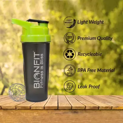 BIONFIT Gym Protein Shake Bottle - Shaker Gym Bottle (700ml)