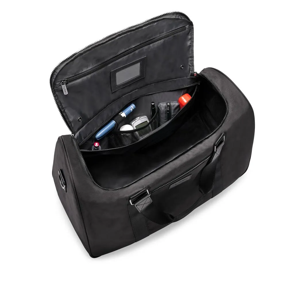 Black Simmons Diabetes Duffel Bag