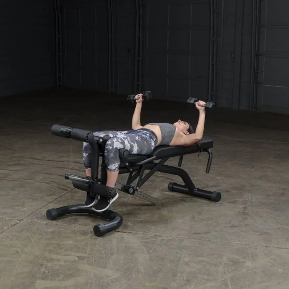 Body-Solid Olympic Leverage Exercise Bench with Leg Developer FID46