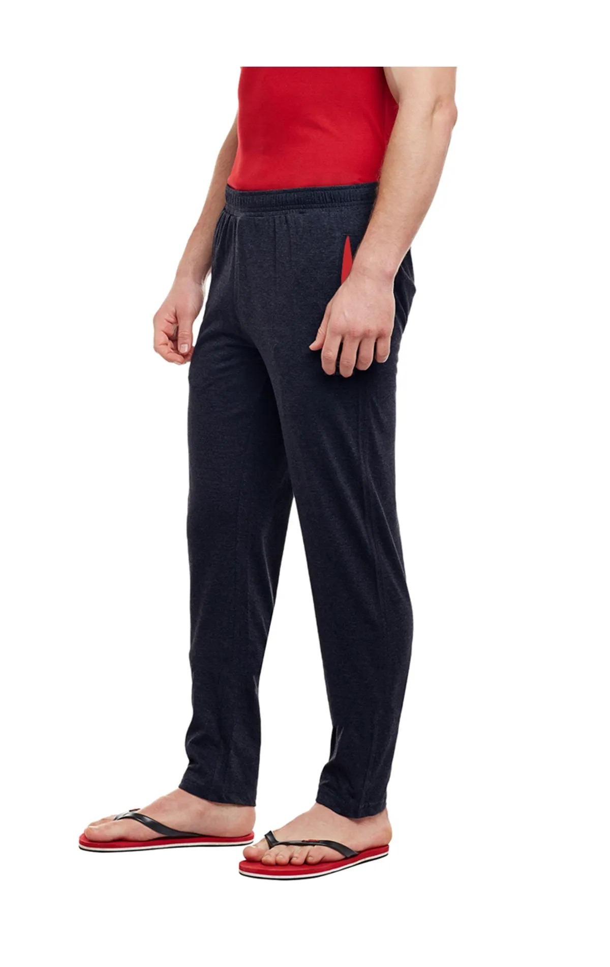 Bodyactive Track Pant with Zipper pocket-L7-NAVY