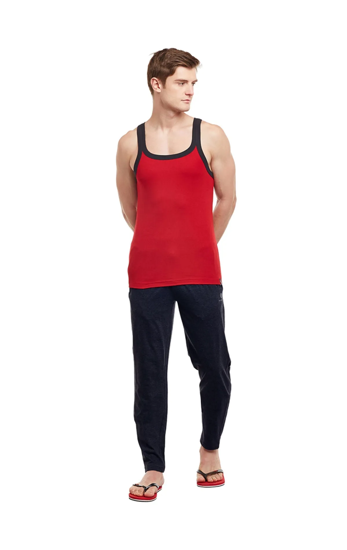 Bodyactive Track Pant with Zipper pocket-L7-NAVY