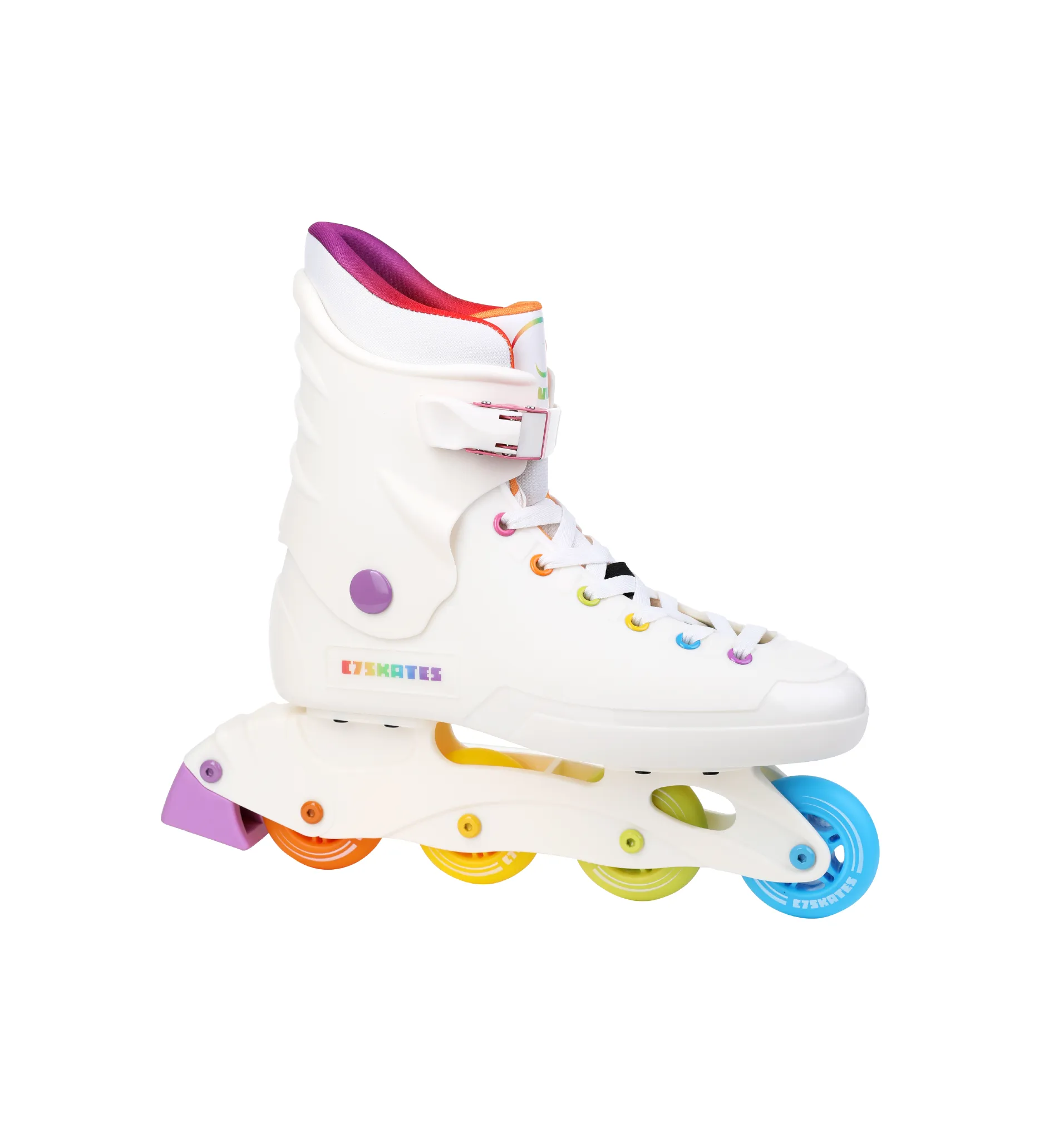 C7skates Rainbow Nostalgic Adult Inline Skates