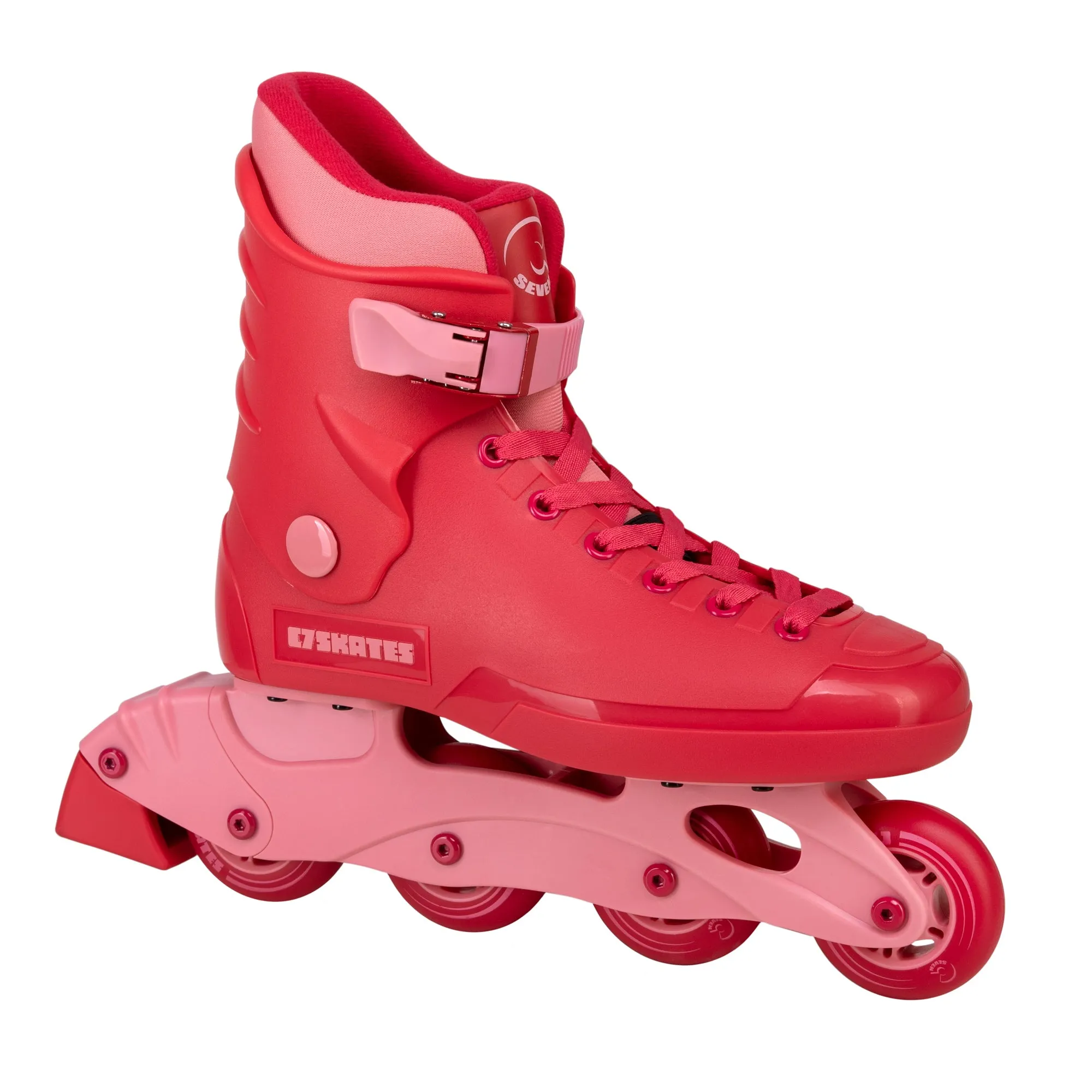 C7skates Red Hot Nostalgic Adult Inline Skates