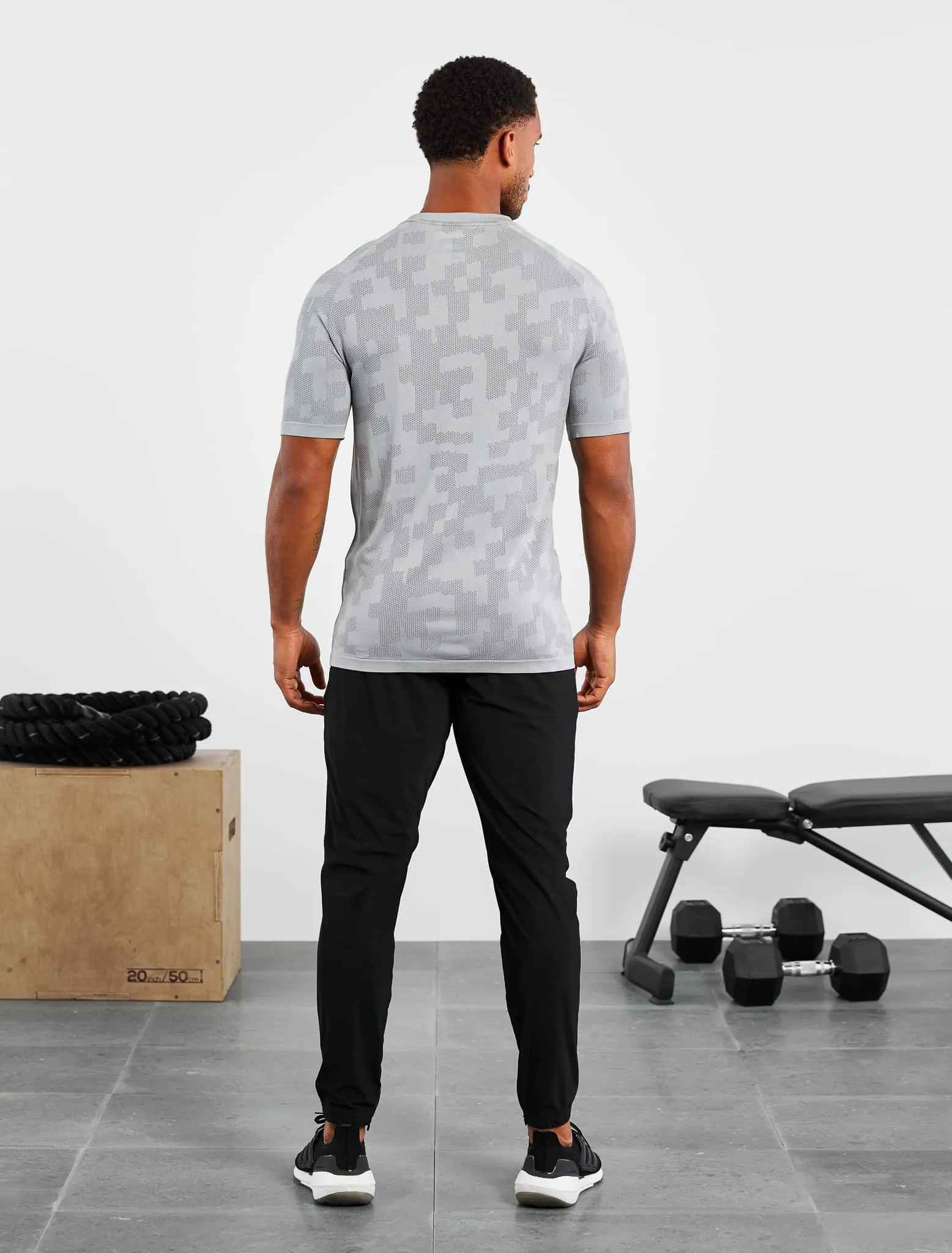 Camo Seamless T-Shirt - Grey