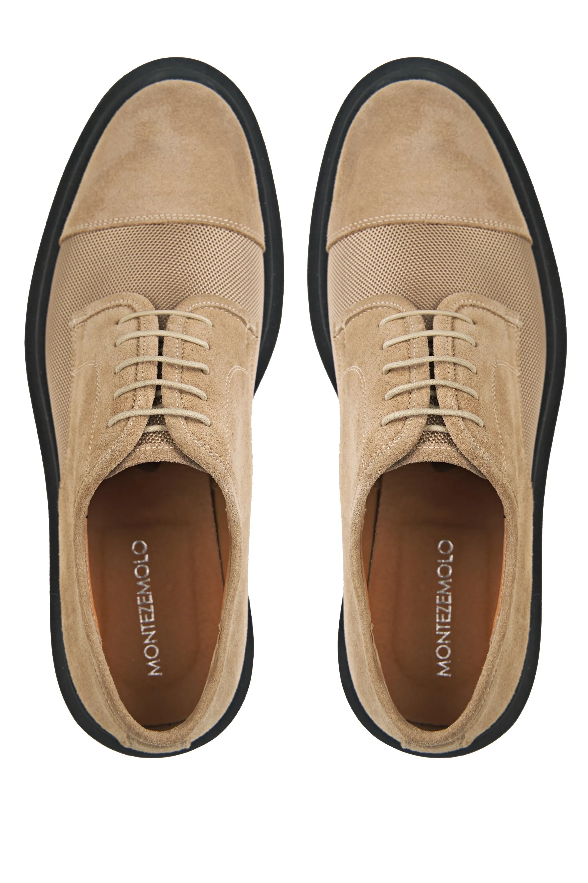 Canvas & Suede Leather Urban Derby