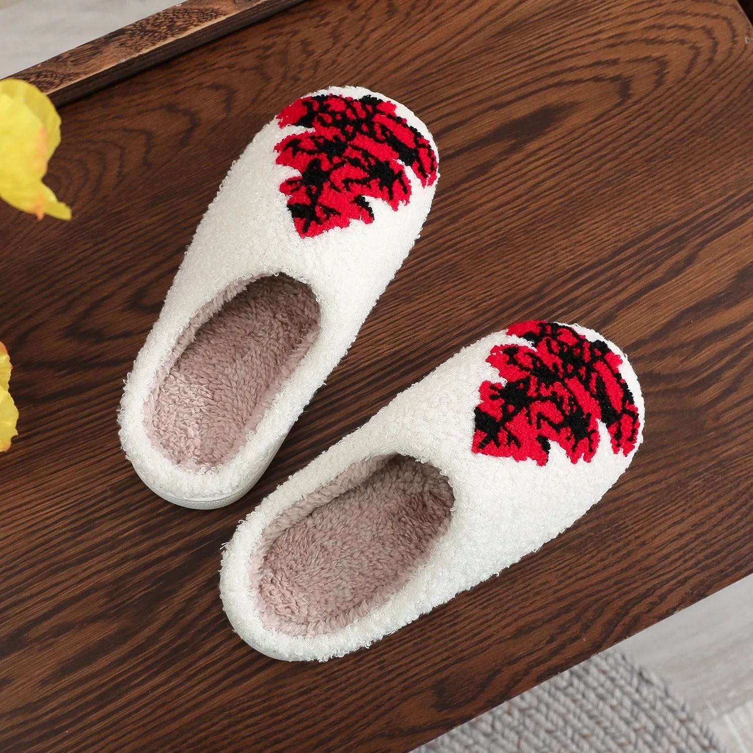 Christmas Fashion Non-slip Floor Bedroom Slipper For Women