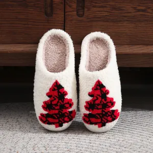 Christmas Fashion Non-slip Floor Bedroom Slipper For Women