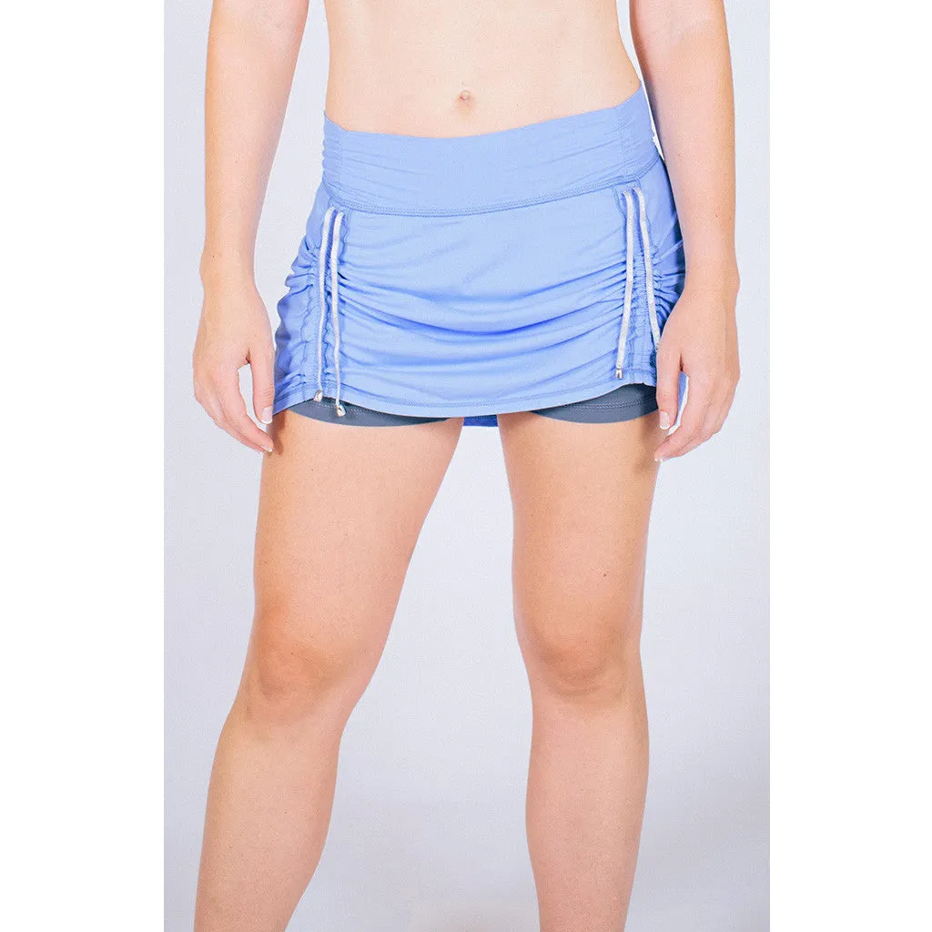 Cinch-up Skort  Lt Blue