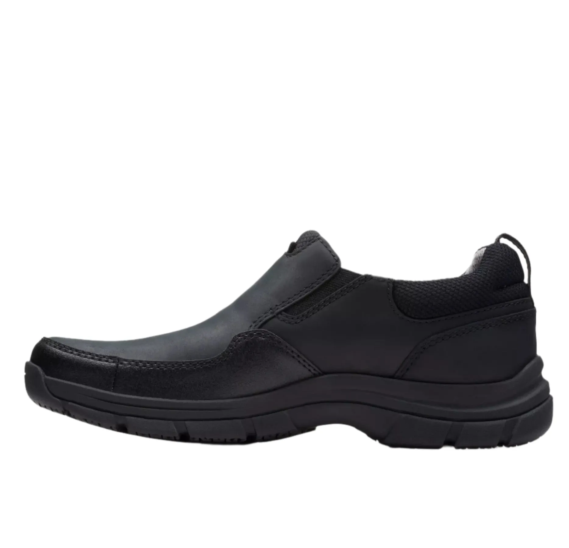 Clarks Men's Walpath Waterproof Step Slip-On - Black