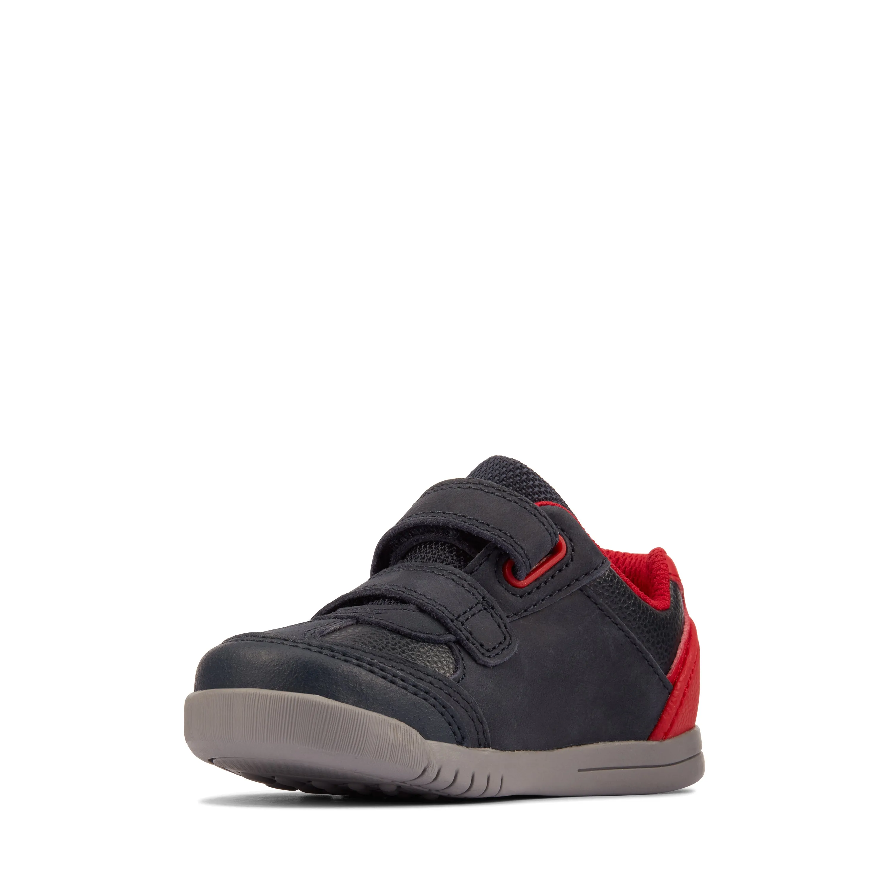 Clarks Rex Play Boys Navy-Red Shoe