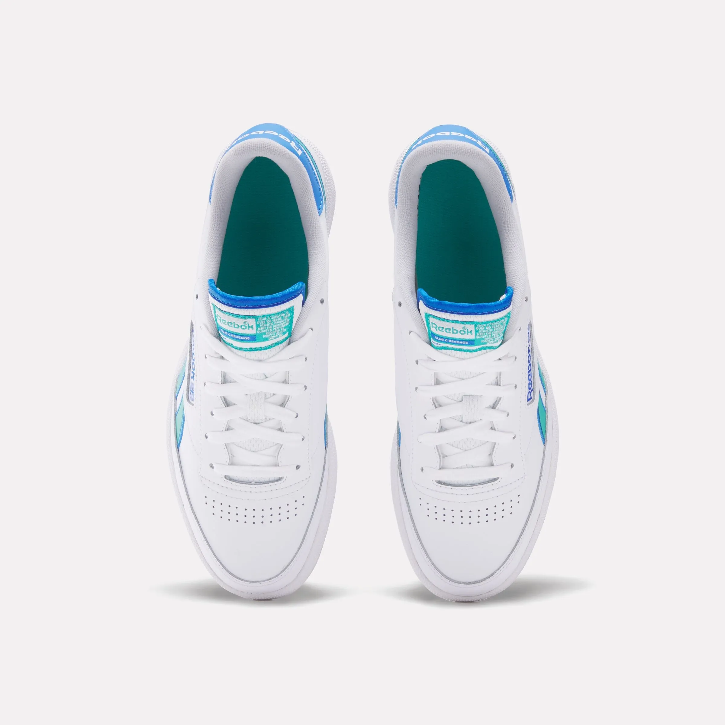 Club C Revenge Shoes White/Kineticblue/Unlshedgreen