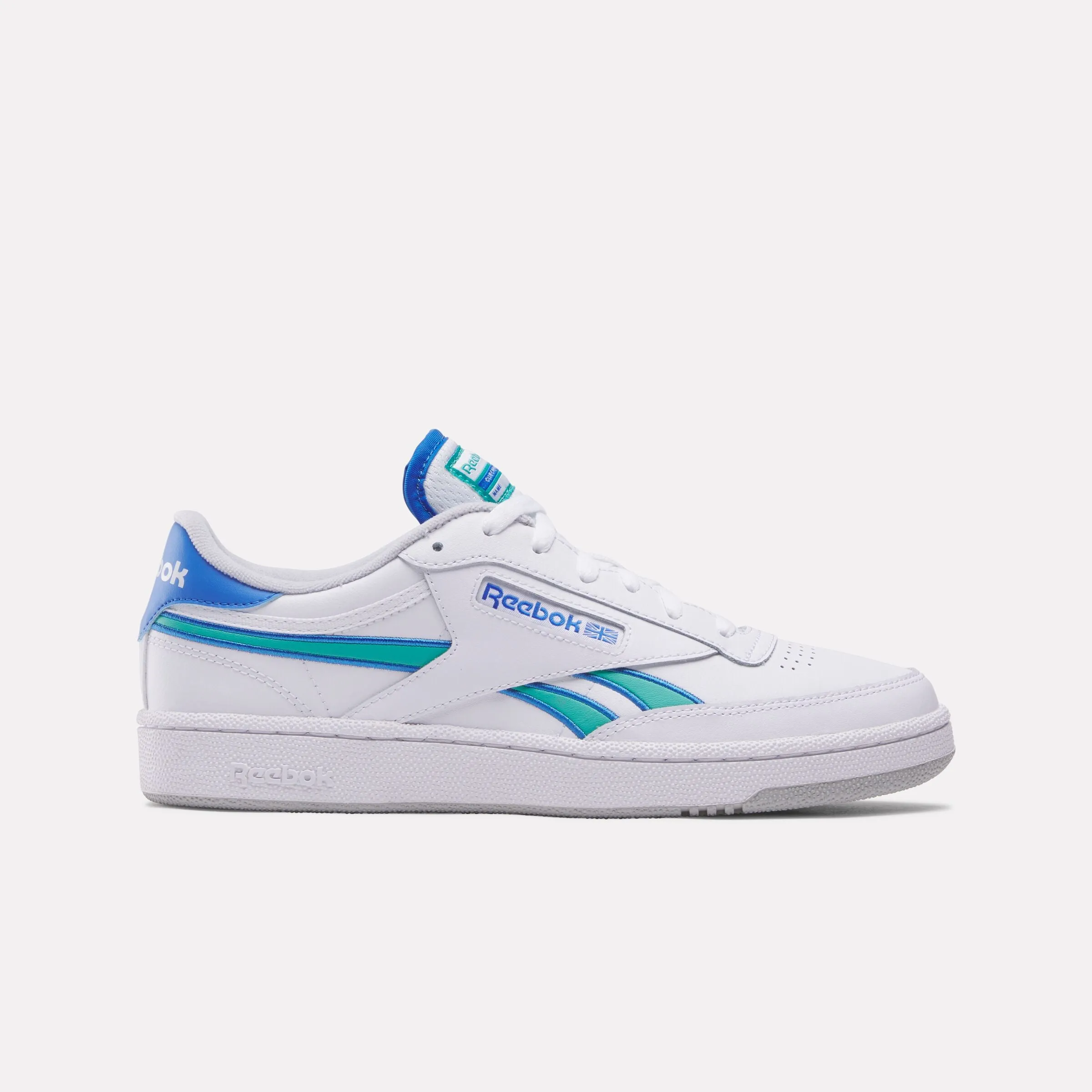 Club C Revenge Shoes White/Kineticblue/Unlshedgreen