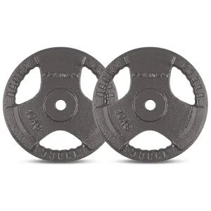 CORTEX 10kg Tri-Grip Standard Plates 25mm (Pair)