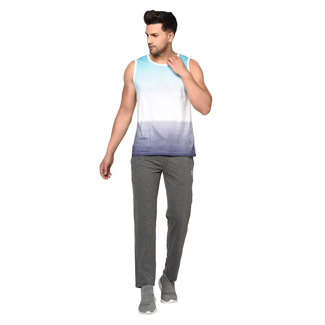 Cotton Blend Charcol Track Pant/Pyjama For Men