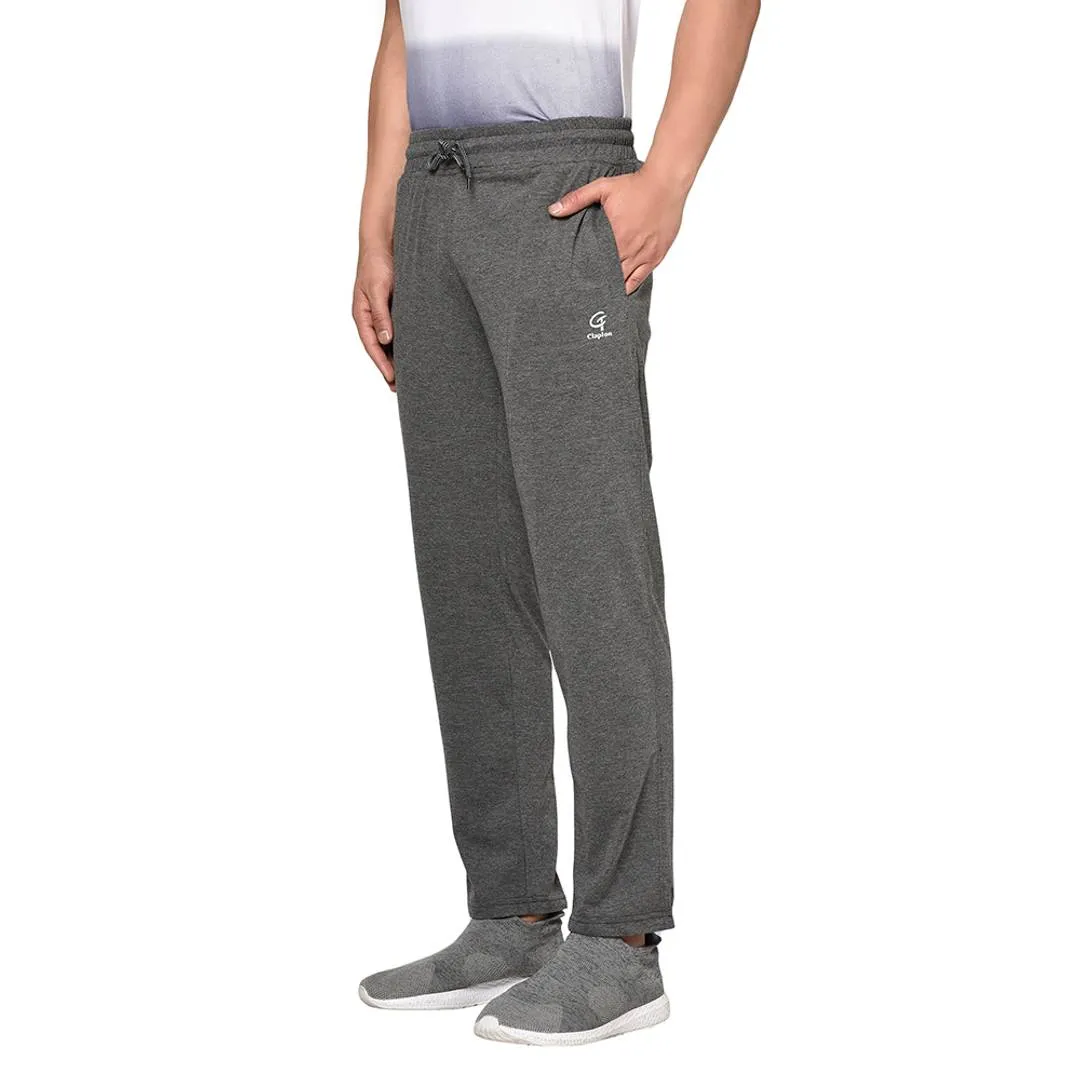 Cotton Blend Charcol Track Pant/Pyjama For Men