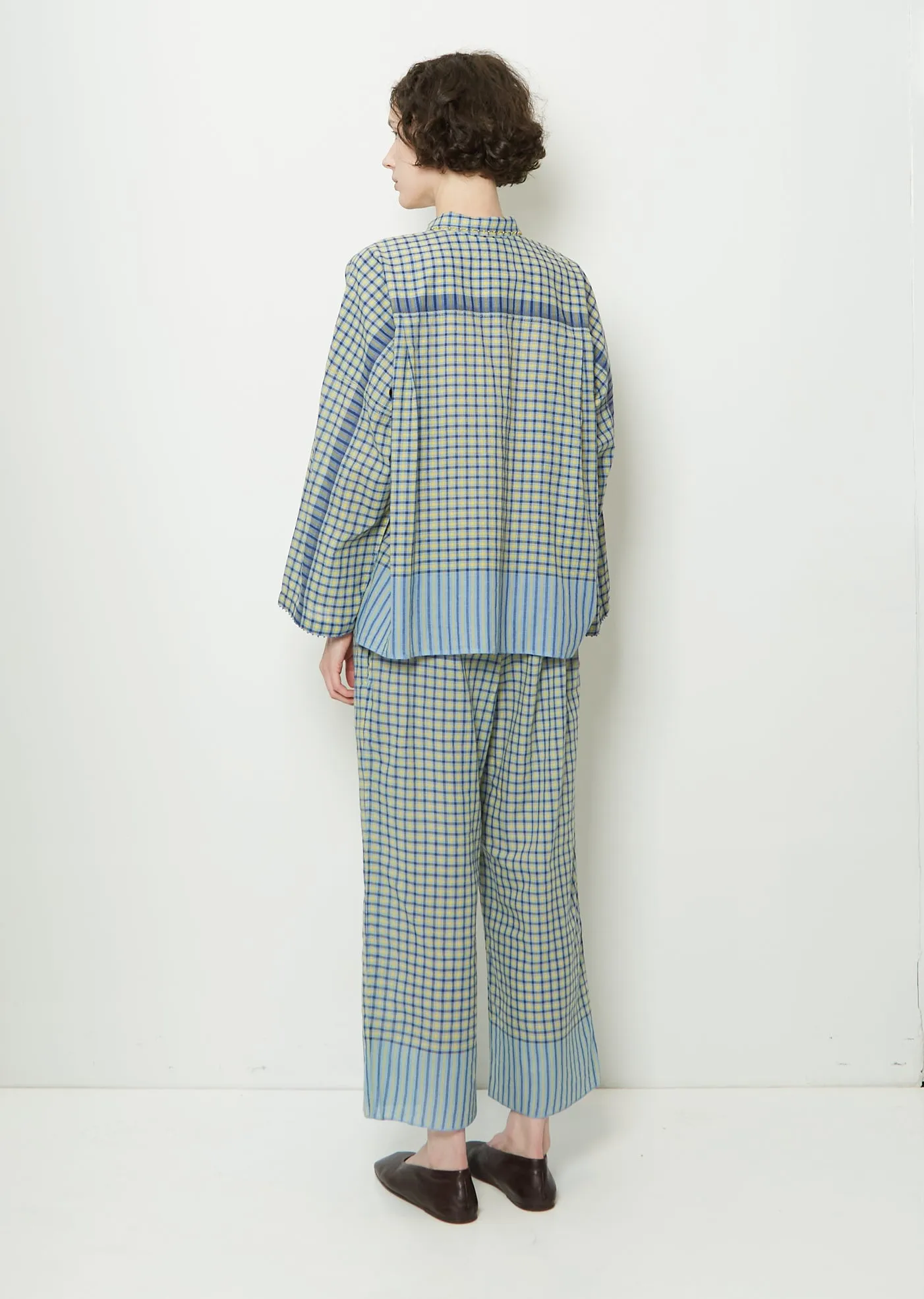 Cotton Gingham Check Shirt