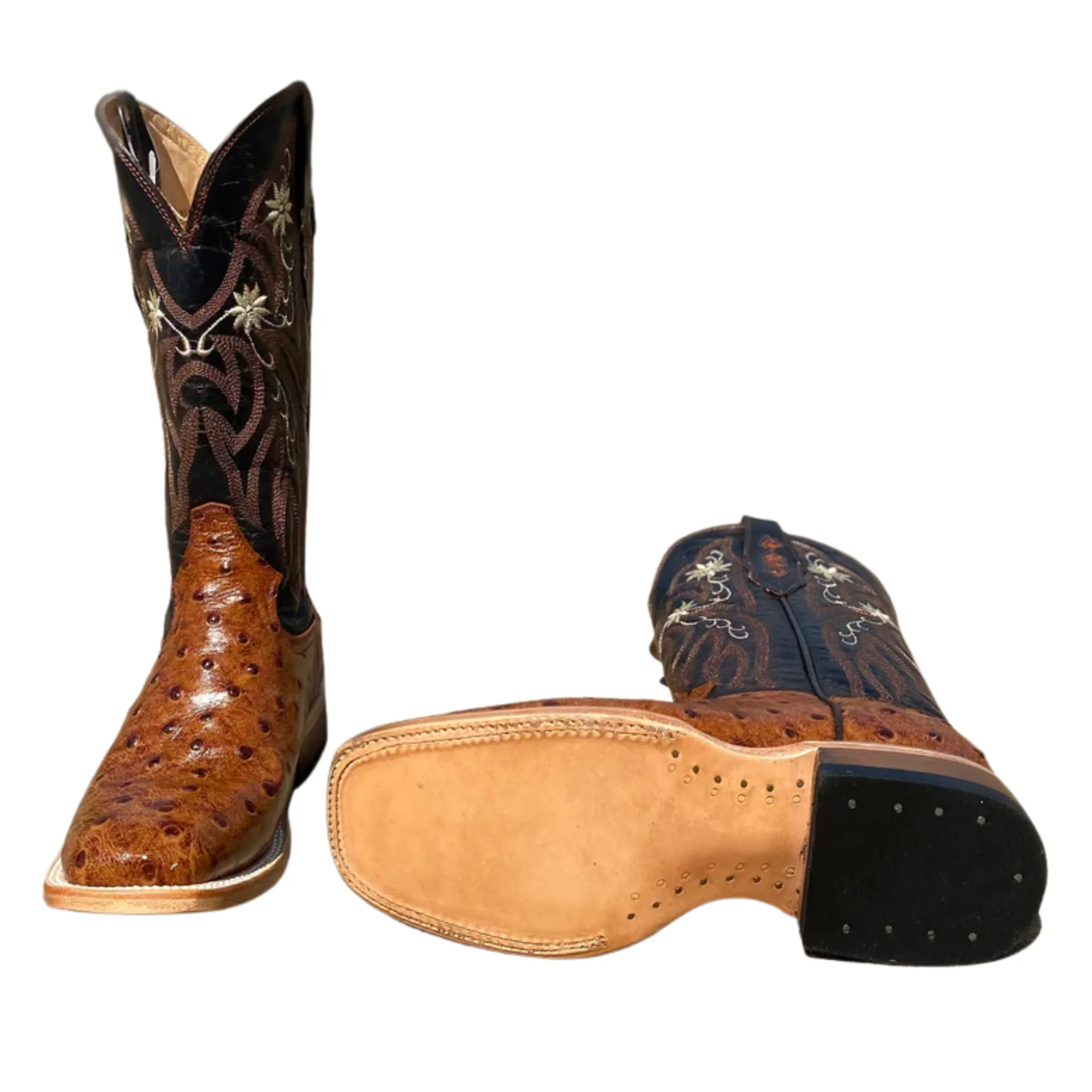 COWTOWN WOMEN'S OSTRICH PRINT BOOTS- Q464