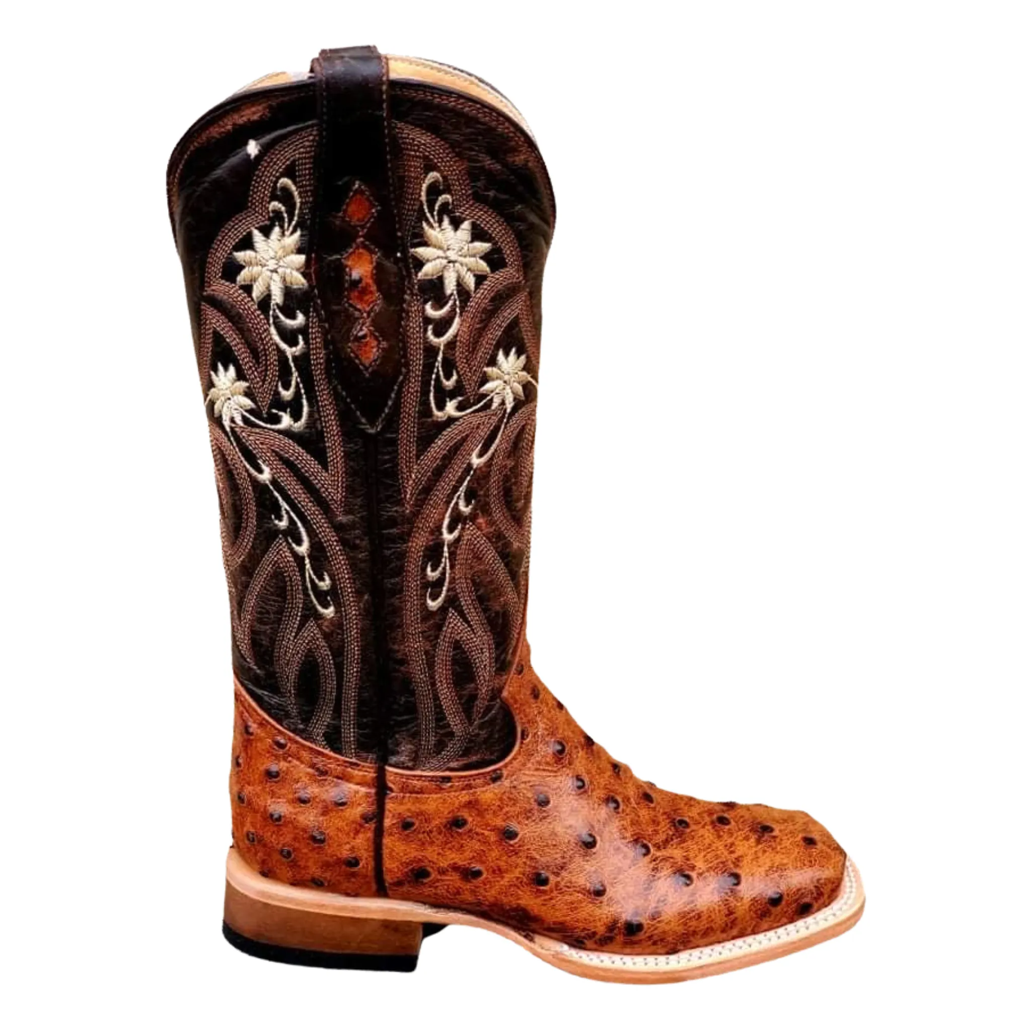 COWTOWN WOMEN'S OSTRICH PRINT BOOTS- Q464