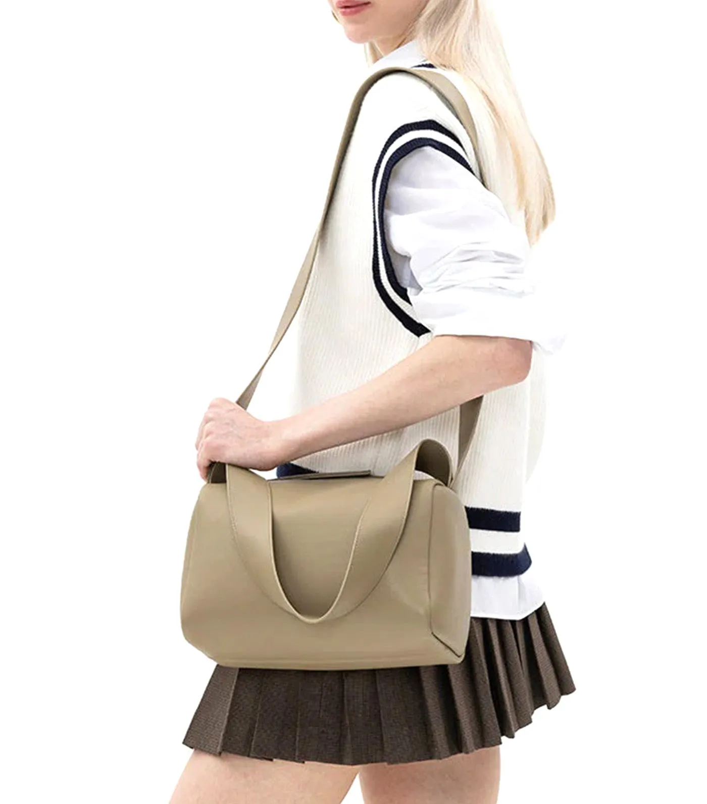 Cressida Boxy Duffel Bag Khaki